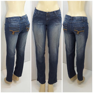 ZANA JEANS, Straight Leg Denim Jeans, size 13